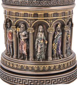 Veronese WS-1484 Шкатулка «Греческий пантеон» ротунда вращ.