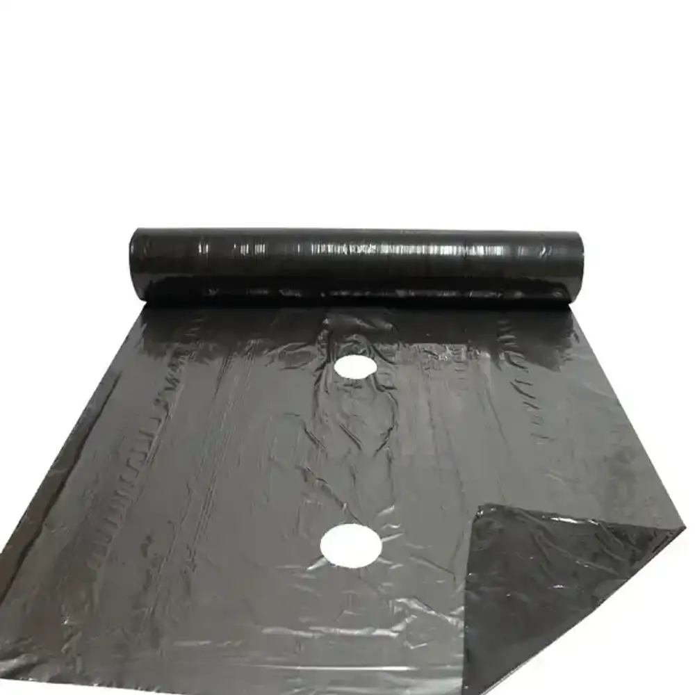 Пленка мульчирующая "Южанка" шаг 25см, перфорация в один ряд, 1,1м х 500м, черная