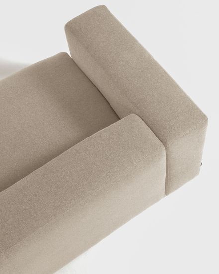 Диван 2-местный Blok бежевый