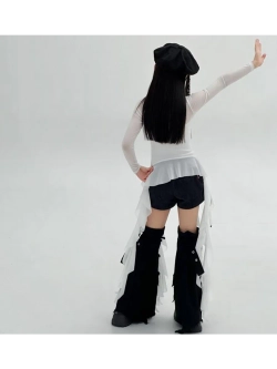 Лонгслив с воланами