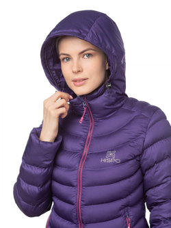 Куртка женская HISPO Лив, цвет: фиолетовый, AW22-2-002/3, р. M (46)