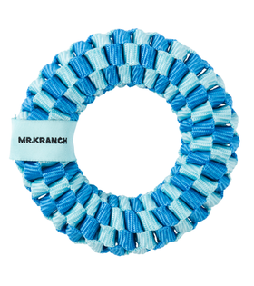 Mr.Kranch Игрушка для собак Плетеное кольцо диаметр 10см. голубая (34001)