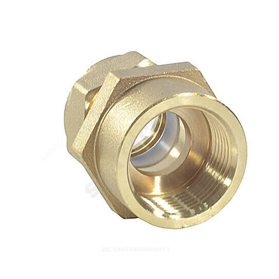 Муфта латунь 15Aх3/4" обжим/ВР STAHLMANN SSFL1503/4BEF