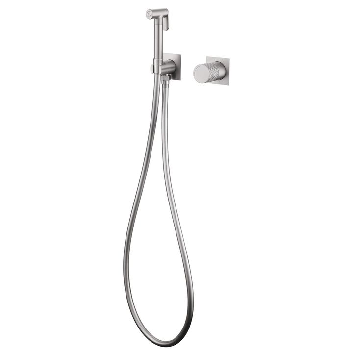 Смеситель ABBER Rund AF8725SP с гигиеническим душем, сатин