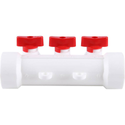 Коллекторы без воздухоотводчика KALDE 3 вых/красный