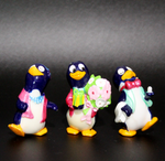 Пингвины барные, Pingo Party, Киндер-Сюрприз, Kinder, 1994 год 3 штуки