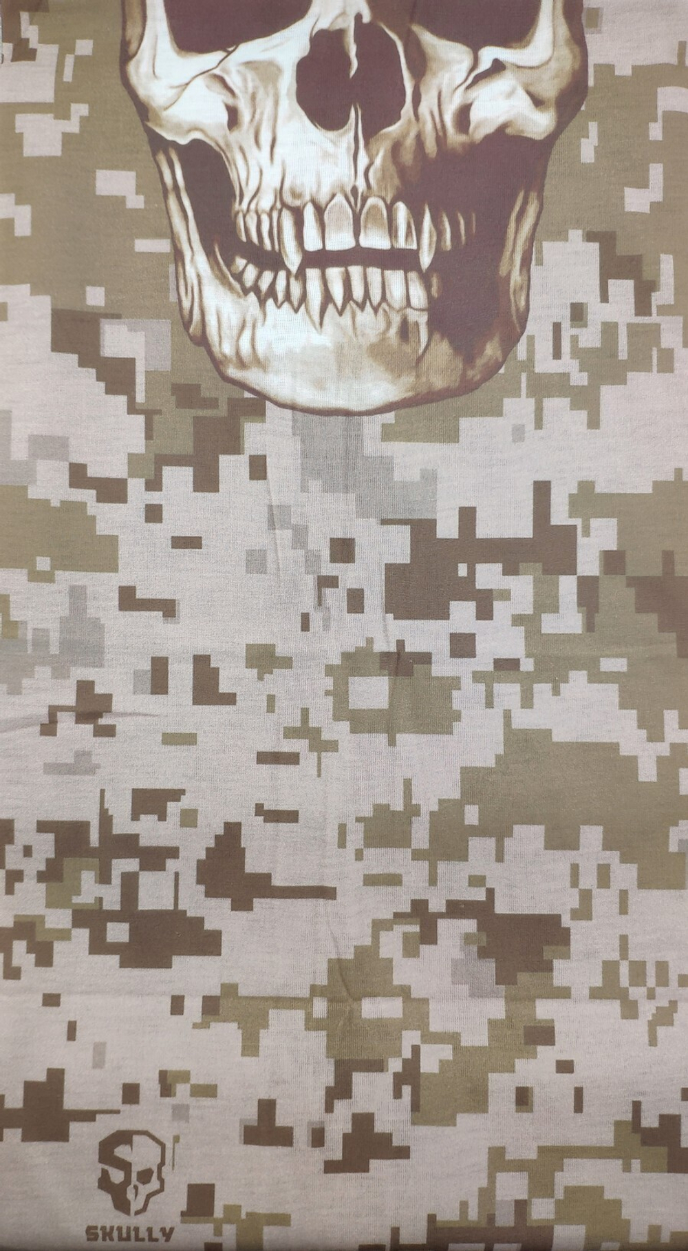 Бандана-труба камуфляжная с черепом Skully Marpat Digital Desert
