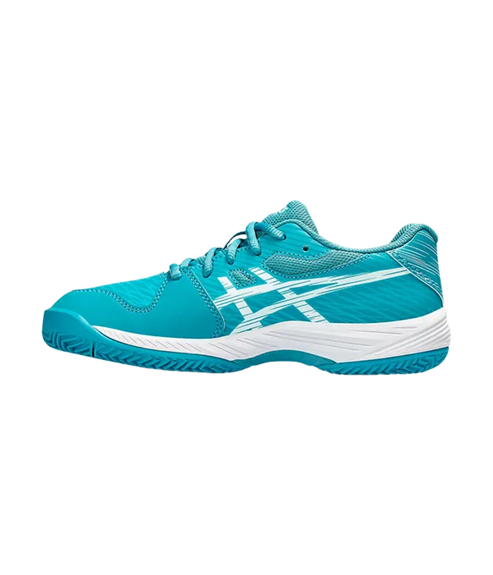 Asics Gel-Game 9 GS Clay-OC Детские кроссовки Серый Синий-Белый