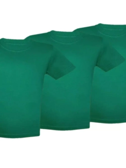 Футболка однотонная для садика и школы.Набор 3 шт.