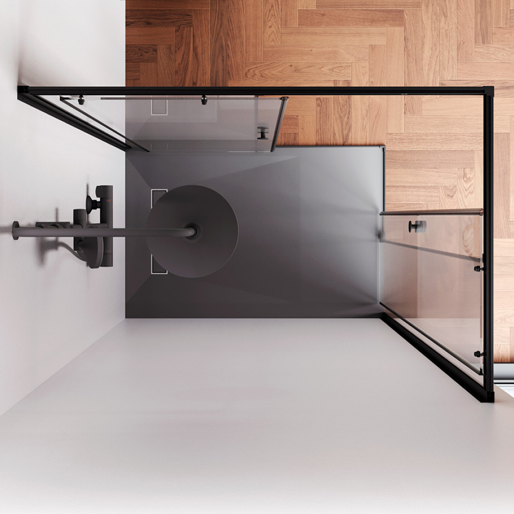 Душевое ограждение 120x80 см, без поддона AM.PM X-Joy W94G-403-120280-BT1K