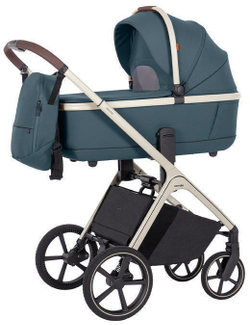 Коляска Carrello Vector CRL-6550 и автокресло Cybex Cloud G i-Size Ocean Blue Plus 3 в 1 Prime Blue