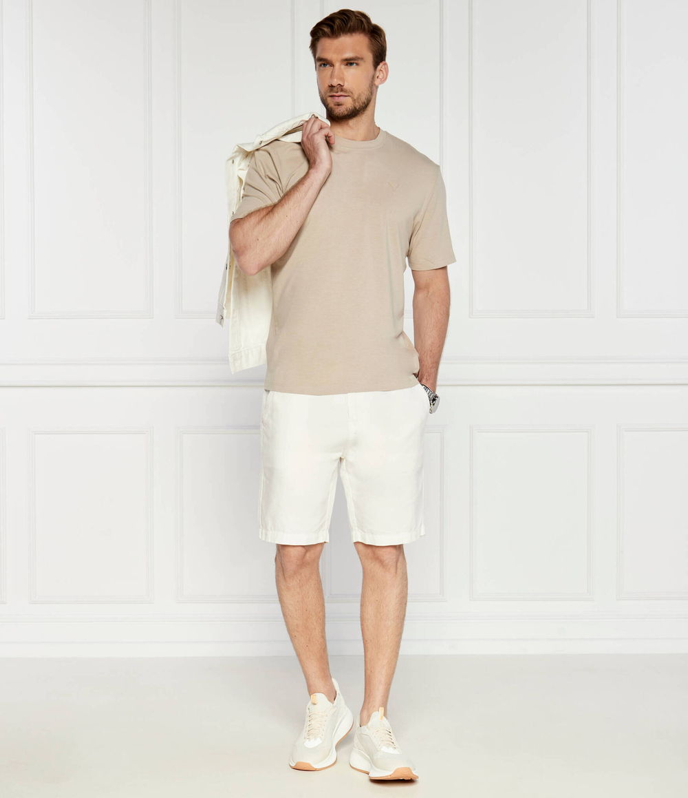 Футболка HEDLEY GUESS ACTIVE - бежевый(Z2YI12 JR06K)