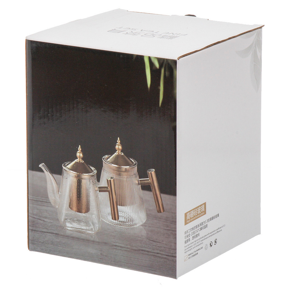 Чайник заварочный стекло, 0.95 л, с ситечком, B050182