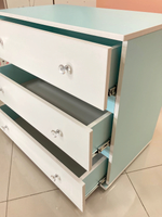 Комод Тифани КМ-07 кенди/белый