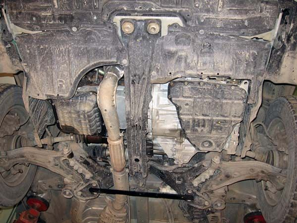 Защита картера и КПП Sheriff для Nissan Bassara (JU30) 1999-2003 арт.15.1081
