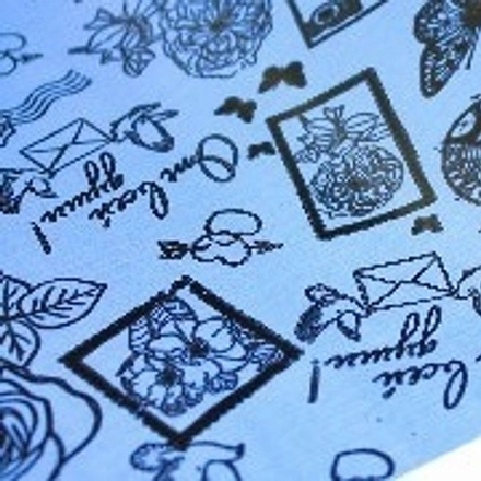 Пленка мат-я 2-х ст Марки ЧЕРНЫЙ НА СЛИВОВОМ (9м)