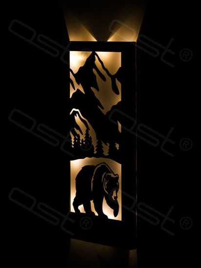 Панно с подсветкой "Горы"