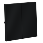 Клавиши для выключателя/переключателя двухклавишного, S70 (графит)