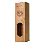 Коробка подарочная, 10х10х30, для бутылки, ящик для хранения вина, массив дуба, Dipriz