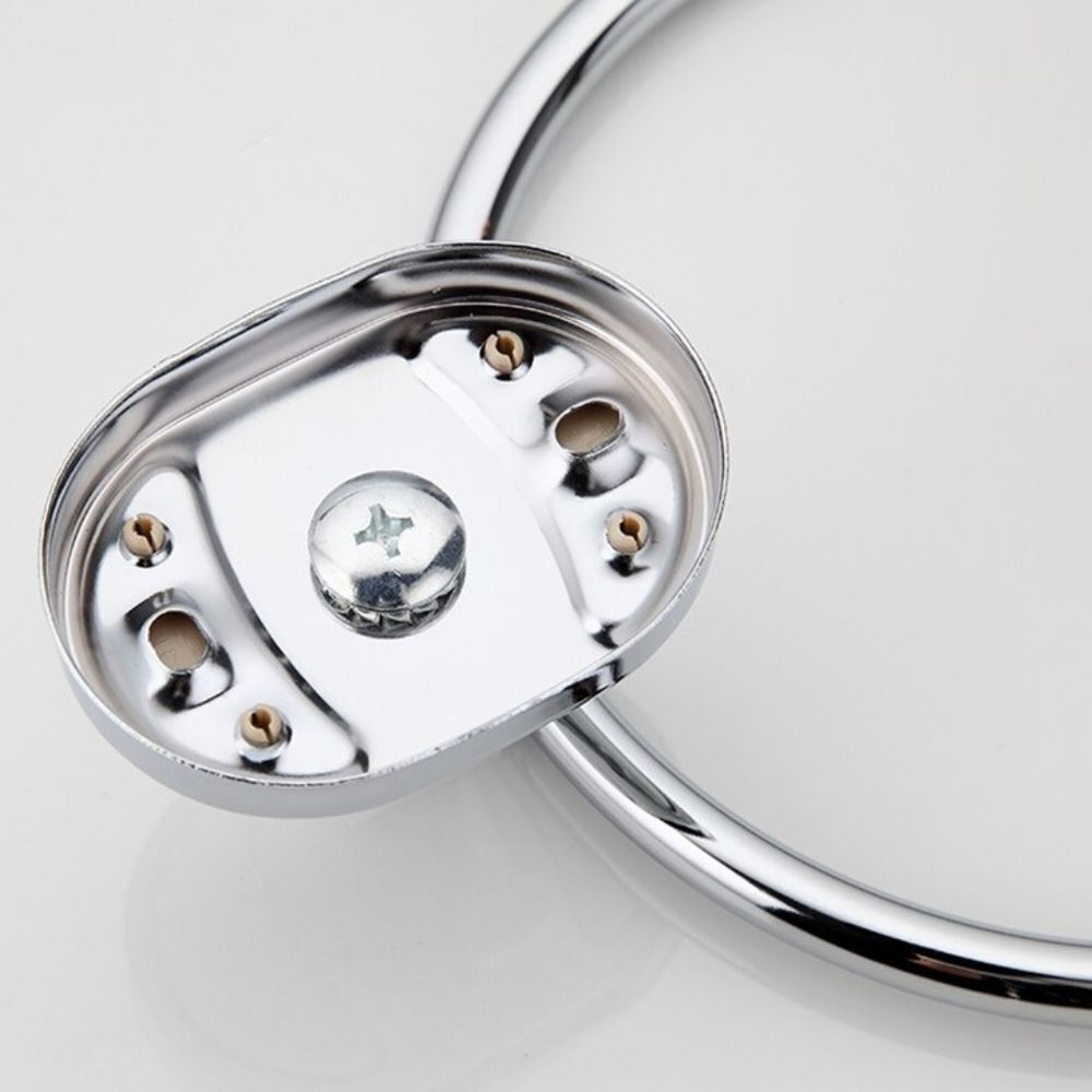 Держатель для полотенец, с кольцом, мет-л, хром, Frap, F1904