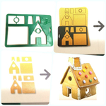 Вырубка для пряничного домика (цельная зеленая)