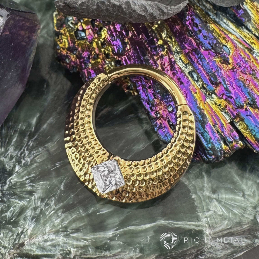 Кликер Durga Crystal PVD Yellow 1.2мм