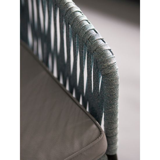 Стул reed, черный/серо-голубой