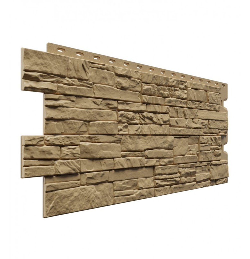 Фасадные панели (Цокольный Сайдинг) Деке Алтай Корица