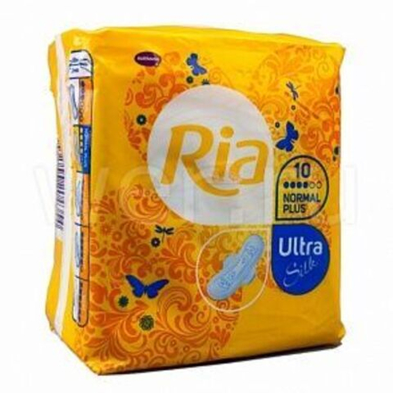 RIA Ultra Silk Sanitary Towels, 10 шт.,жен.гигиен.прокл., Ультра Нормал Плюс