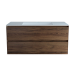 База под раковину Luka 1000 подвесная, 2 выкатных ящика soft-close, C.Oak