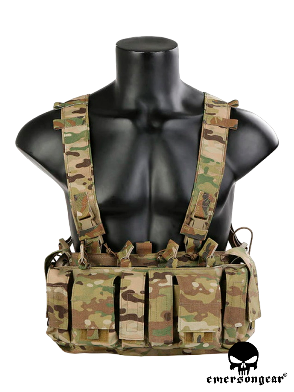 Разгрузочная система EmersonGear MF style UW Gen IV Tactical Chest Rig (EM7329MC). Мультикам