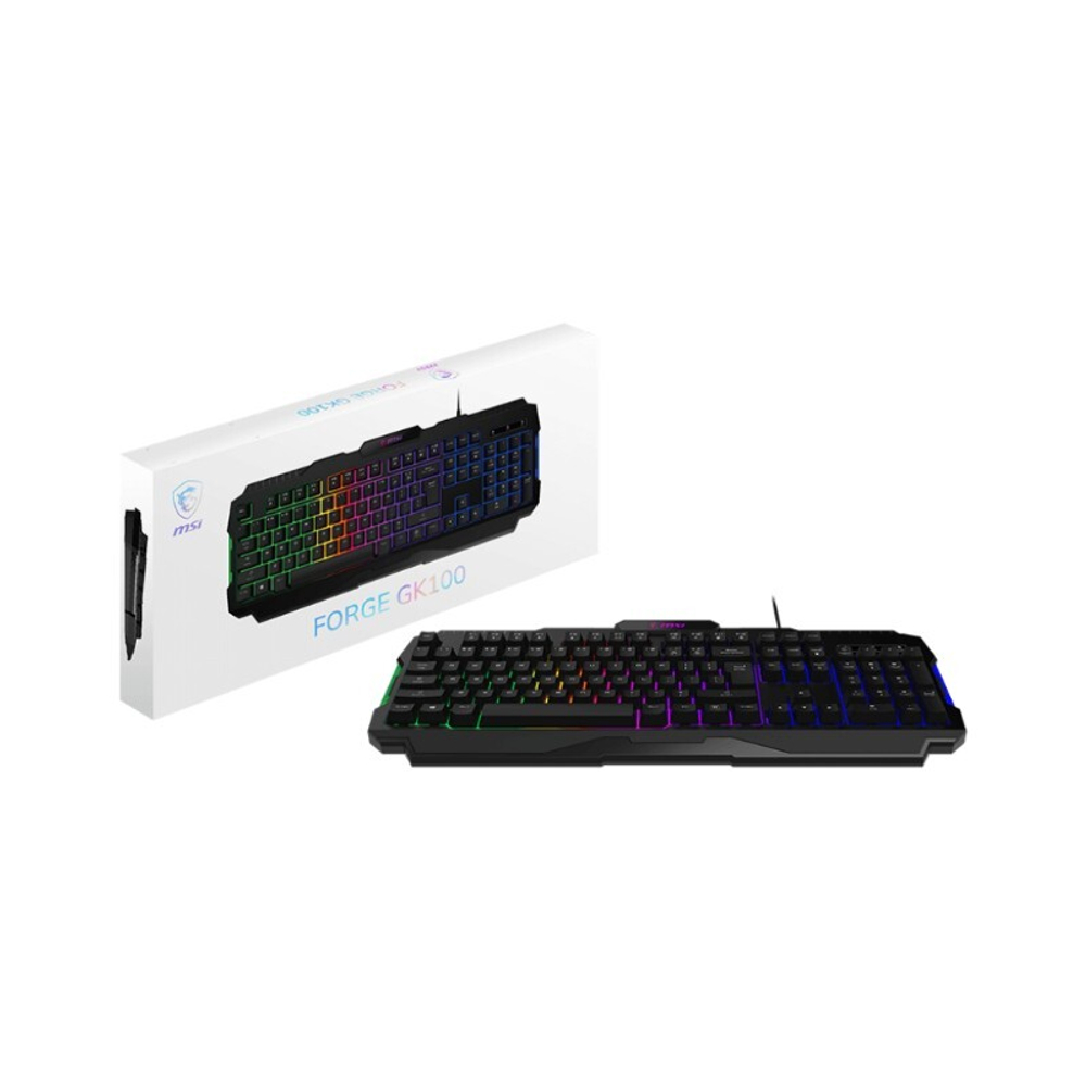 Игровая клавиатура MSI FORGE GK100, RGB, Black