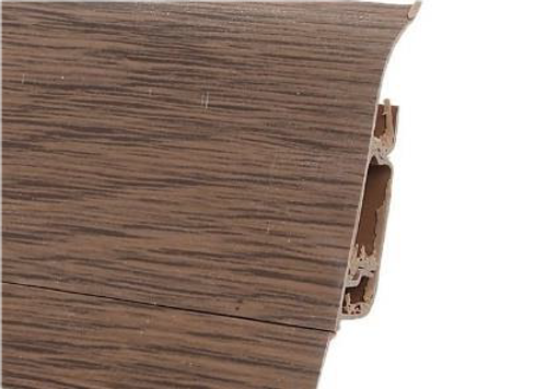 Плинтус ПВХ Aberhof ABF-60 2412 Венге 60x20,5х2500 мм