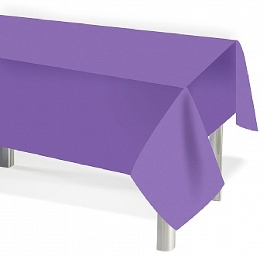 Скатерть одноразовая Мастхэв Фиолетовый 137*274 см.