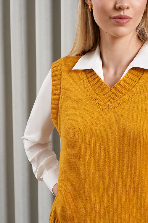 22896 Жилет женский (оранжевый)