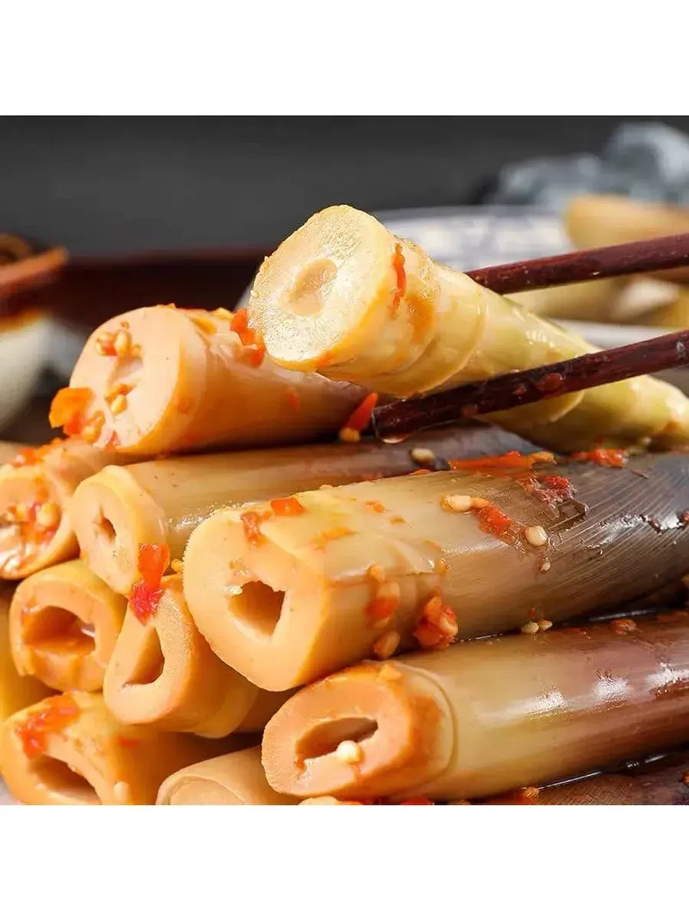 Очищенные побеги бамбука в маринаде со специями 200 г