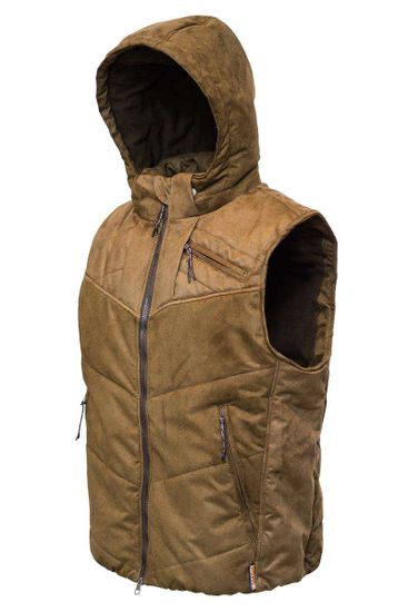 Жилет "Партизан" (Замша, корич)