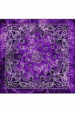 Фиолетовая тай дай бандана фото