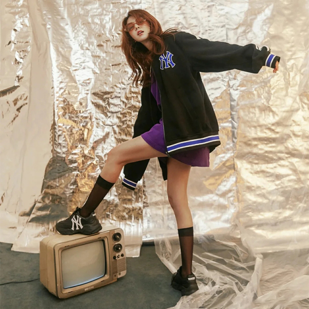 Кроссовки MLB Big Ball Chunky, 3ASHC101N-50BKS