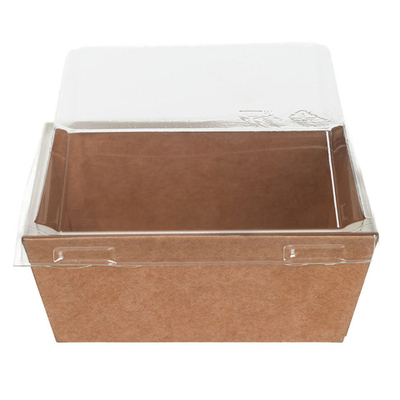 Контейнер бумажный Ant Box Kraft с крышкой 250 мл 8 - 8 (80x80x68) 1/1000