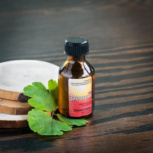 Клей для оргстекла ДХЭ, флакон-стекло 30мл.