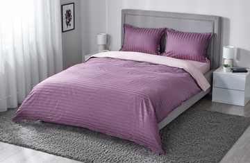 Комплект постельного белья ESTUDI BLANCO Isidora 2 спальный, Сатин 175х215 см, 2 спальный