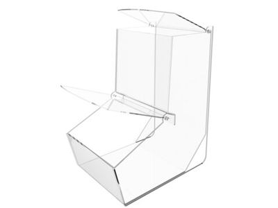 Бокс витрина для мармеладов Сапог 170х250х302 акриловый