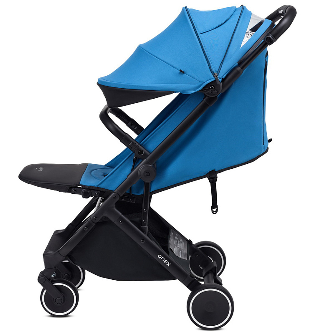 Детская коляска Anex Air-X Travel Cot Cosmo 3 в 1 blue/gray/black