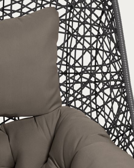 Подвесное кресло Florina темно-серое