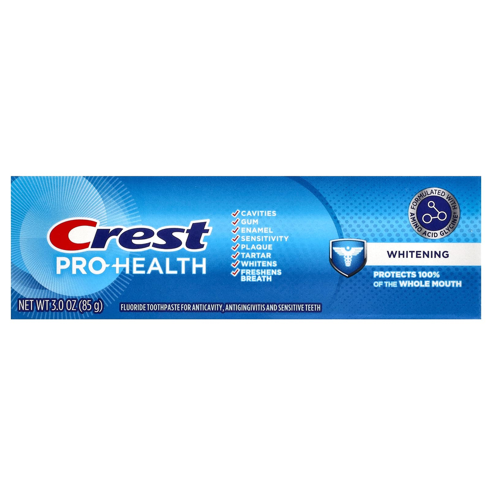 Crest, Pro-Health, зубная паста с фторидом, для отбеливания, 85 г (3 унции)