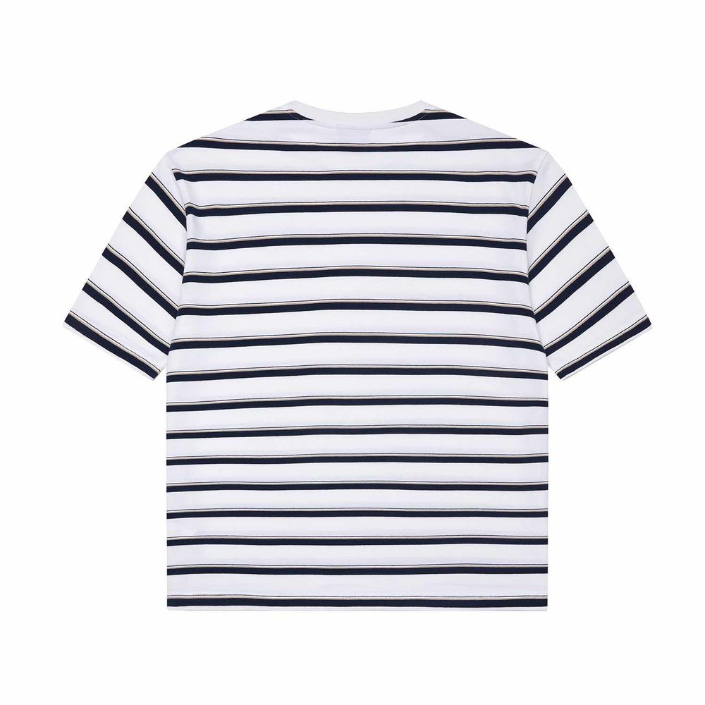 Футболка YMKASHIX Nineties Бело-Темно-Синяя