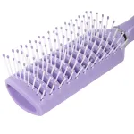 Расческа для волос скелетная, 22,5х4,5 см, продувная, фиолетовая/белая, MONTE VITA (МОНТЕ ВИТА), 457420