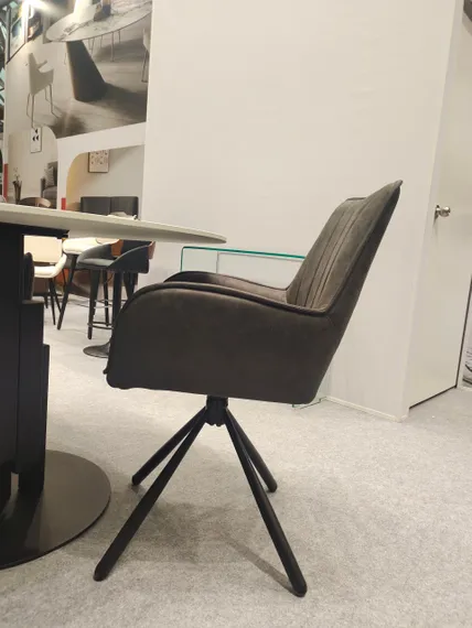 Стул крутящийся Emmer серый