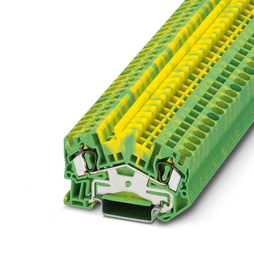 3036440 - STS 4-PE - Заземляющий клеммный модуль с пружинными зажимами